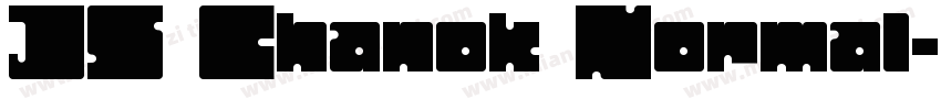 JS Chanok Normal字体转换